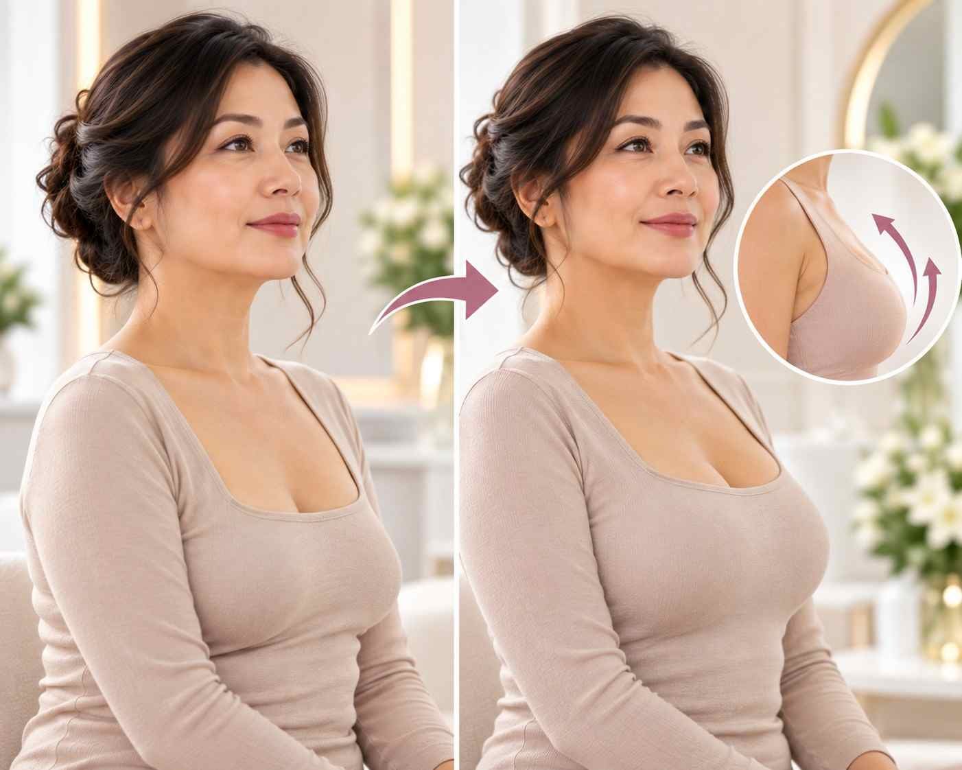 Before and After Lifted Confidence