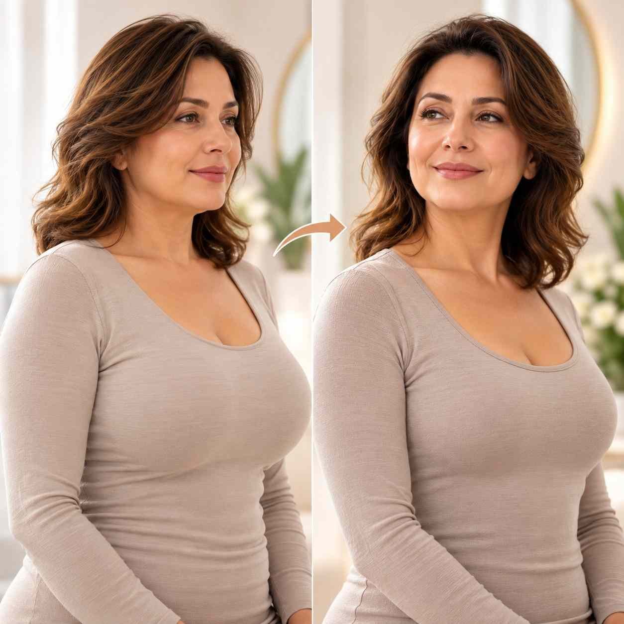 Breast Reduction before after